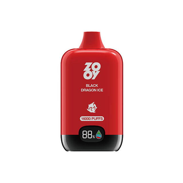 Встроенный экран для зарядки ZOOY VAPE RAINBOW BOX 16K