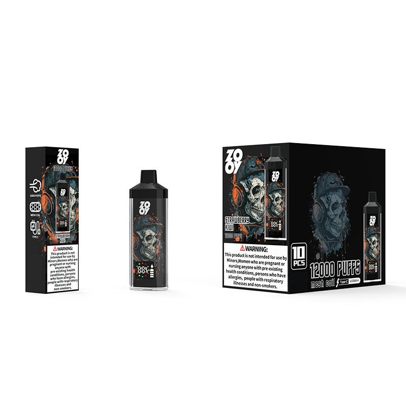 Одноразовая электронная сигарета с силиконовым мундштуком Zooy Vape Ghosts 12000 затяжек
